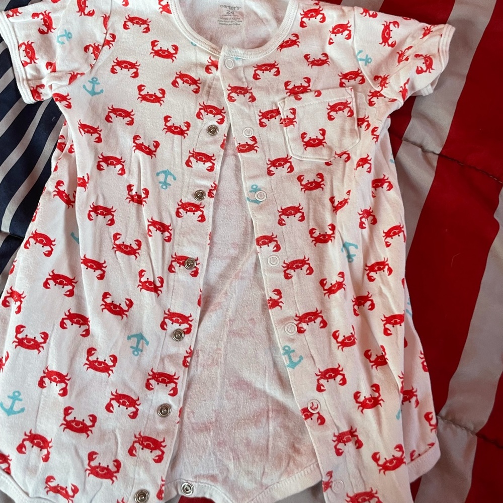 Crabby romper